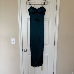 Perfect Corset NYC Elegant Blue Spaghetti Strap Dress